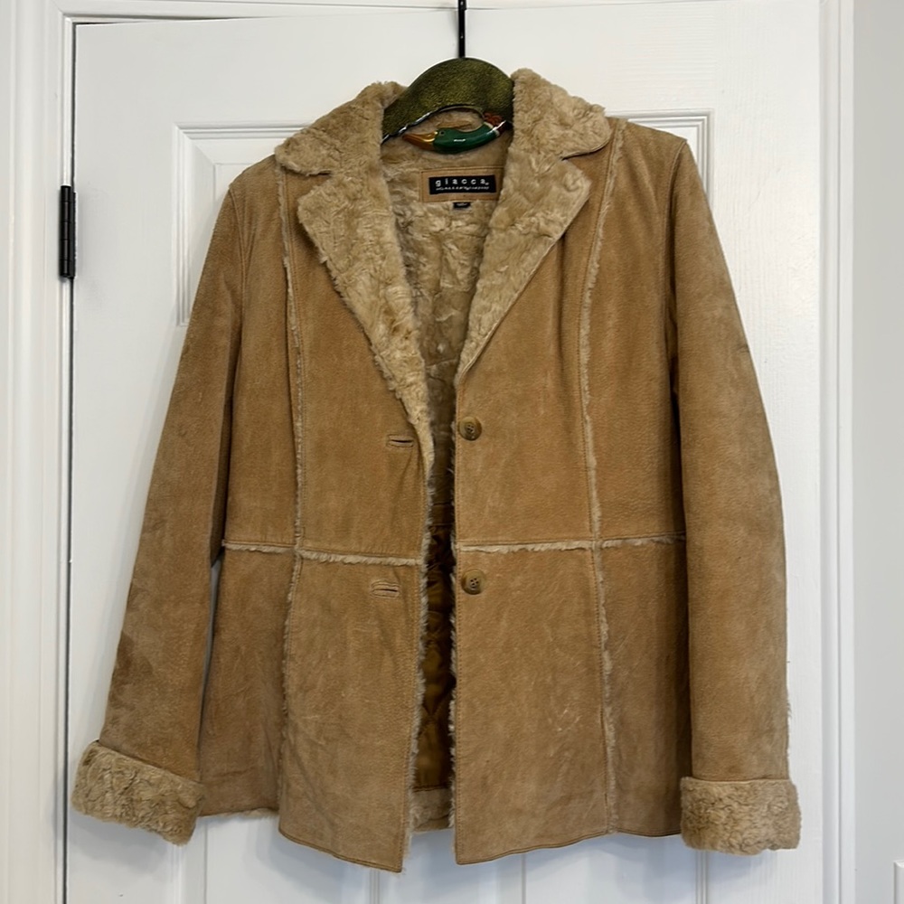Vintage Giacca leather jacket in very good condition